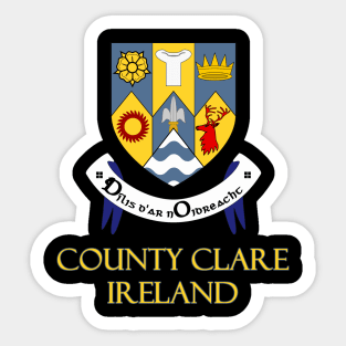 County Clare, Ireland - Coat of Arms Sticker